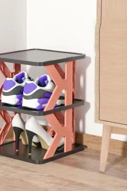 Three-layer Stackable Shoe Rack
